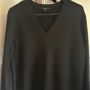 NEW Cosstore COS v-neck 40% wool knit sweater